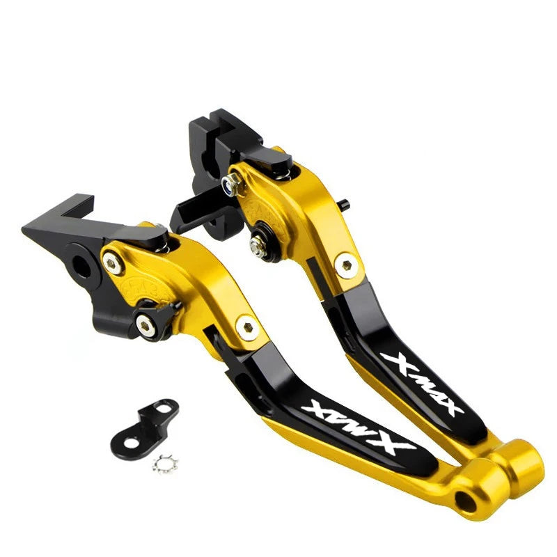 Fit For XMAX 300/250/125/400 2023-Present Parking Brake Lever Set Folding Handle Levers with Par - Automotive LED Light