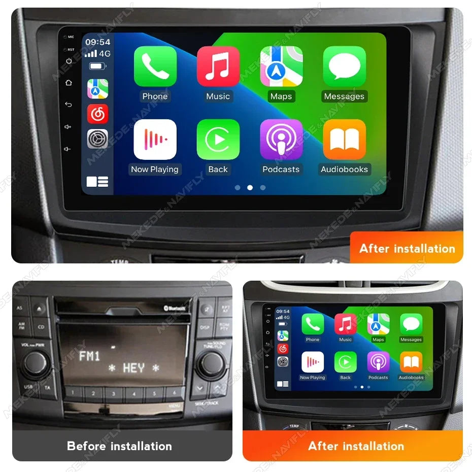 For Suzuki Swift 4 2011 - 2017 CarPlay Auto Car Radio Intelligent Android 14 Multimedia Vi | AUTOKITSHOP
