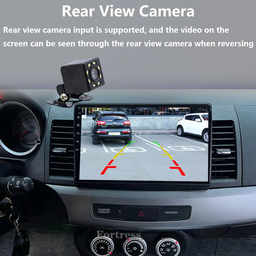 Android 16 Car Radio Stereo For Mitsubishi Lancer 10 CY 2007 - 2013 Multimedia Video Playe