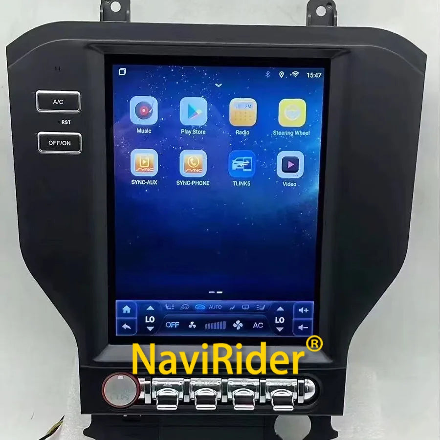 NaviRider Screen Navigation GPS For Ford Mustang 2015 2016 2020 Android 15 Radio Stereo Mu | AUTOKITSHOP