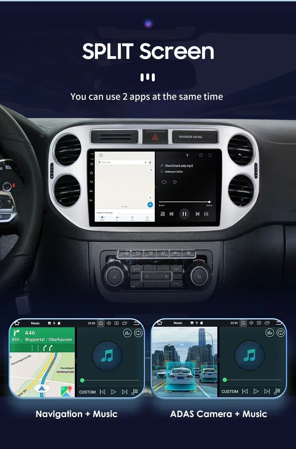 Android Car Multimedia Video Player For VW Volkswagen Tiguan 1 NF 2006 - 2016 Navigation s