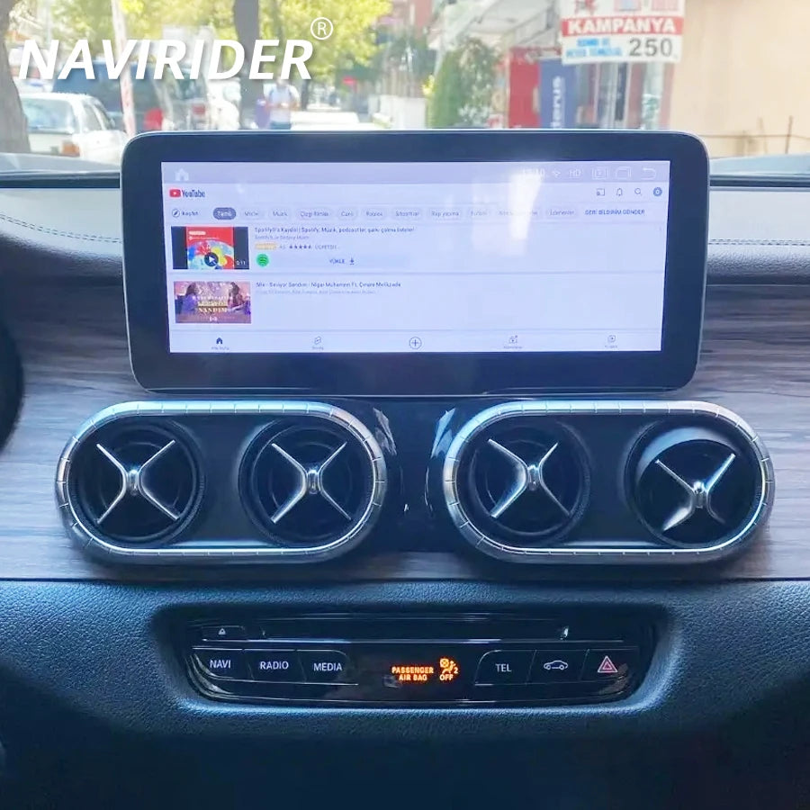Car Radio For Benz X-Class X250 X350d W470 X200 X220d 2017-2020 GPS Android 14 2400x960 Ca | AUTOKITSHOP
