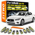 ZITWO LED Interior Light Kit For Infiniti Q30 Q50 Q60 Q70 QX30 QX50 QX56 QX60 QX for Infiniti EX37 FX37 QX50 - Canbus LE