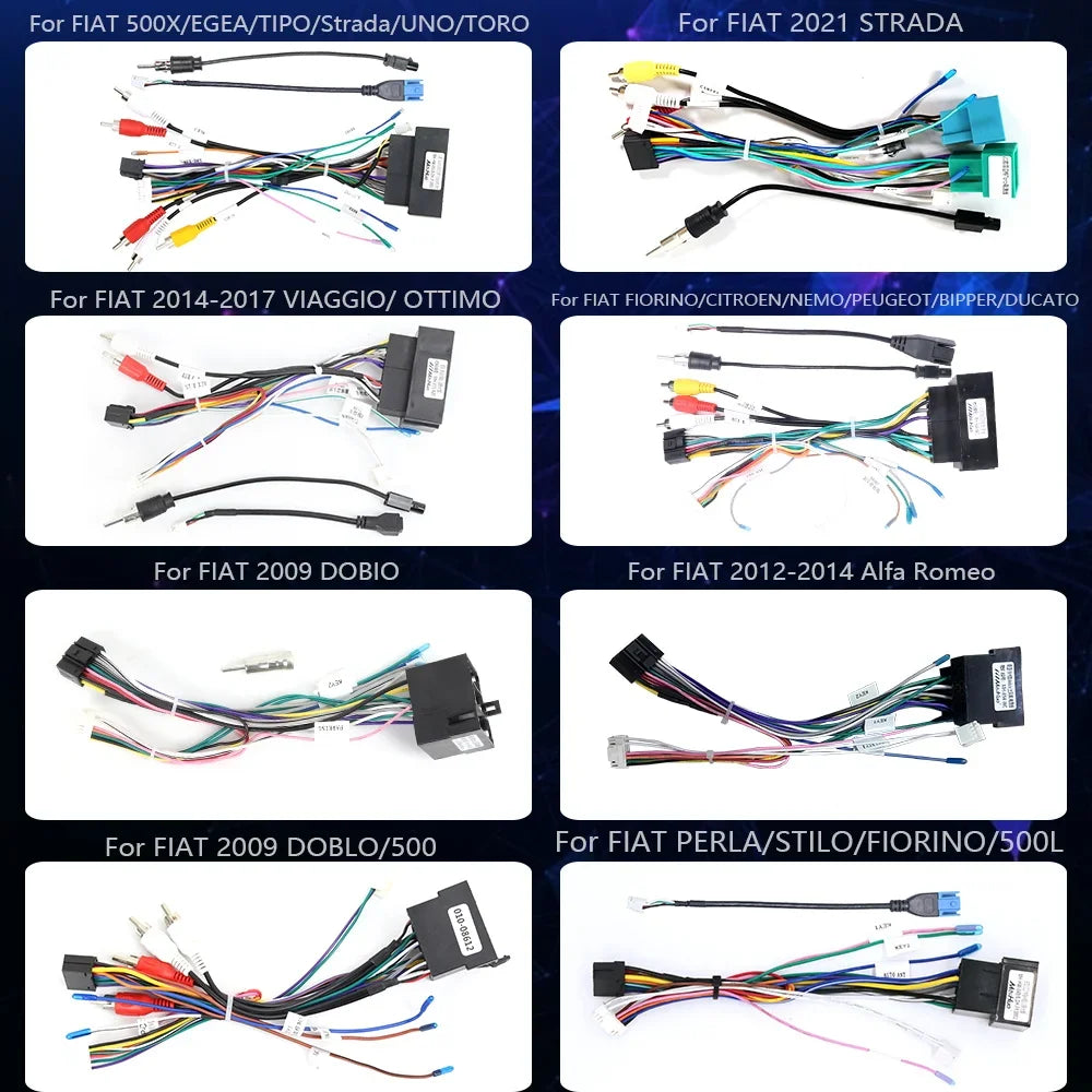 FOR FIAT Car Cable Harness Argo Strada Linea DOBLO FIORINO 500X 500L EGEA STILO PERLA VIAG