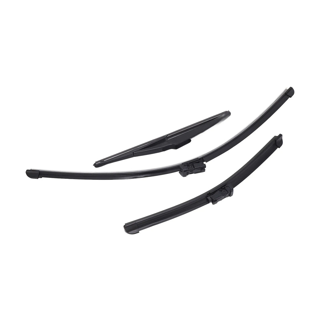 3Pcs Front Rear Wiper Blades Set for Fiat 500 500C 500L 2009 to 2023 Windshield Windscreen Tailg - Automotive LED Light