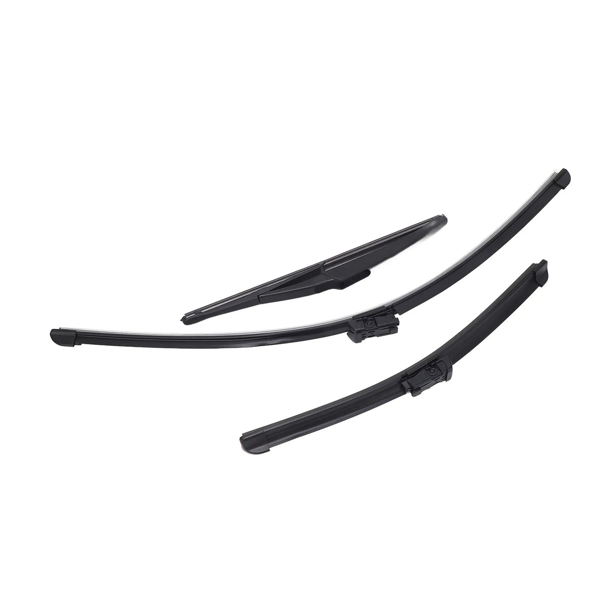 3Pcs Front Rear Wiper Blades Set for Fiat 500 500C 500L 2009 to 2023 Windshield Windscreen Tailg - Automotive LED Light