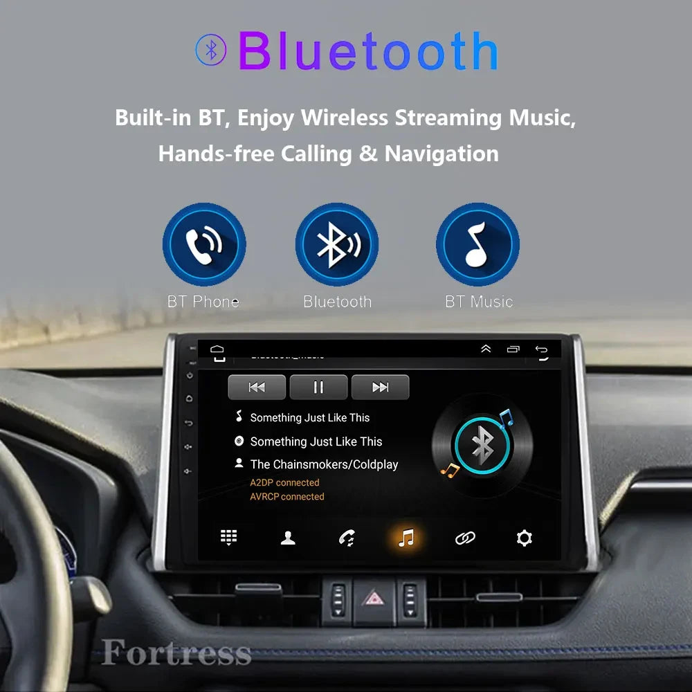 Android 16 Carplay Auto 2K Screen Car Radio Multimedia Player For Toyota RAV4 XA50 2018 -