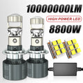 8800W10000000LM H7 H4 Canbus Car Headlight Mini Lens H11 H8 9005 9006 HB3 HB4 LED Projecto