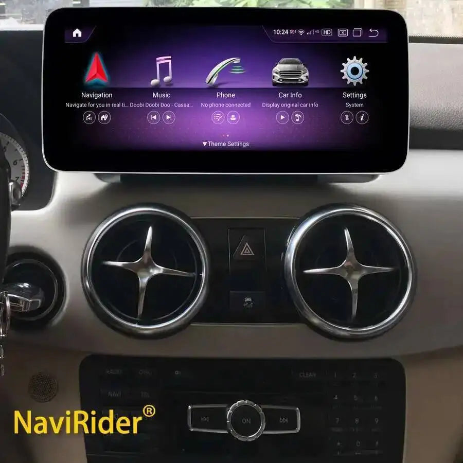 12.3inch Wireless CarPlay IOS Android 15 Car Multimedia Touch Screen For Mercedes Benz GLK | AUTOKITSHOP