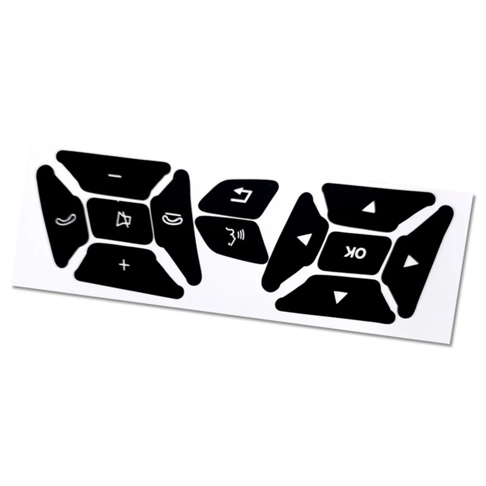 Button Repair Decals Sticker Kit For Mercedes C E CLS SLK Class W204 W212 W218