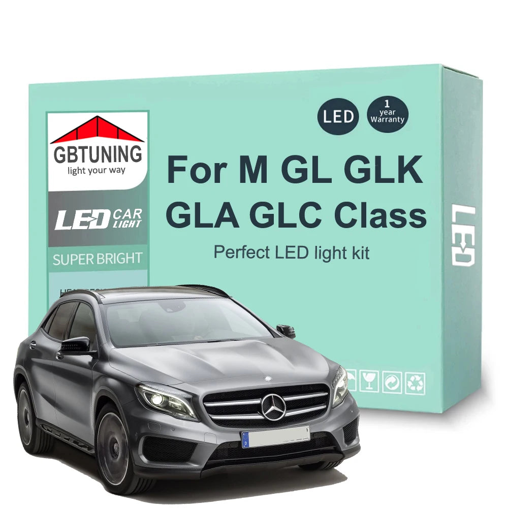 LED Interior Light Kit for Mercedes Benz M GL GLK GLA GLC Class W163 W164 W166 X164 X166 X204 X156 X253 Car Accessori...