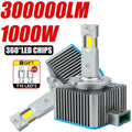 D3S LED Headlights HID D1S D2S D4S D8S D1R D2R D3R Turbo LED Bulb 600000LM Two-sided CSP C