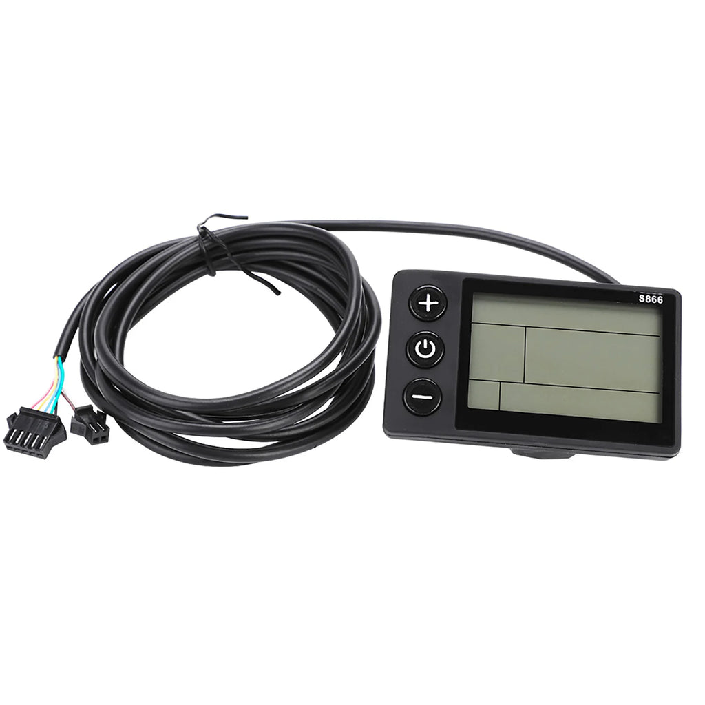 Electric Bike Controller 24V‑48V 13A Brushless Controller with LCD Display Panel E-scooter Meter - Automotive LED Light