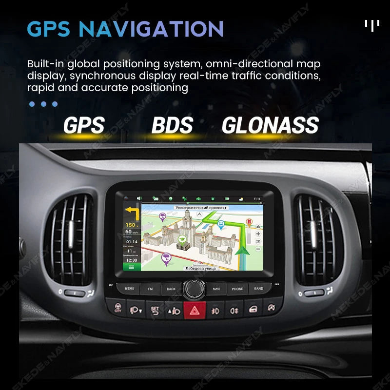 7'' for Fiat 500L 2013~2016 2019 Android Car Radio FM Support CARPLAY Android AUTO Reversi | AUTOKITSHOP