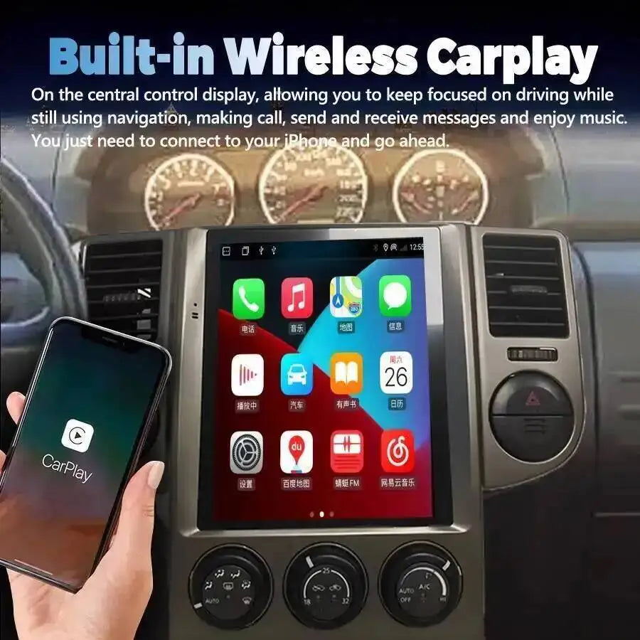 9.7" Android Auto For Nissan X-trail X Trail T30 2008 2009 2010 Stereo Wireless CarPlay Mu
