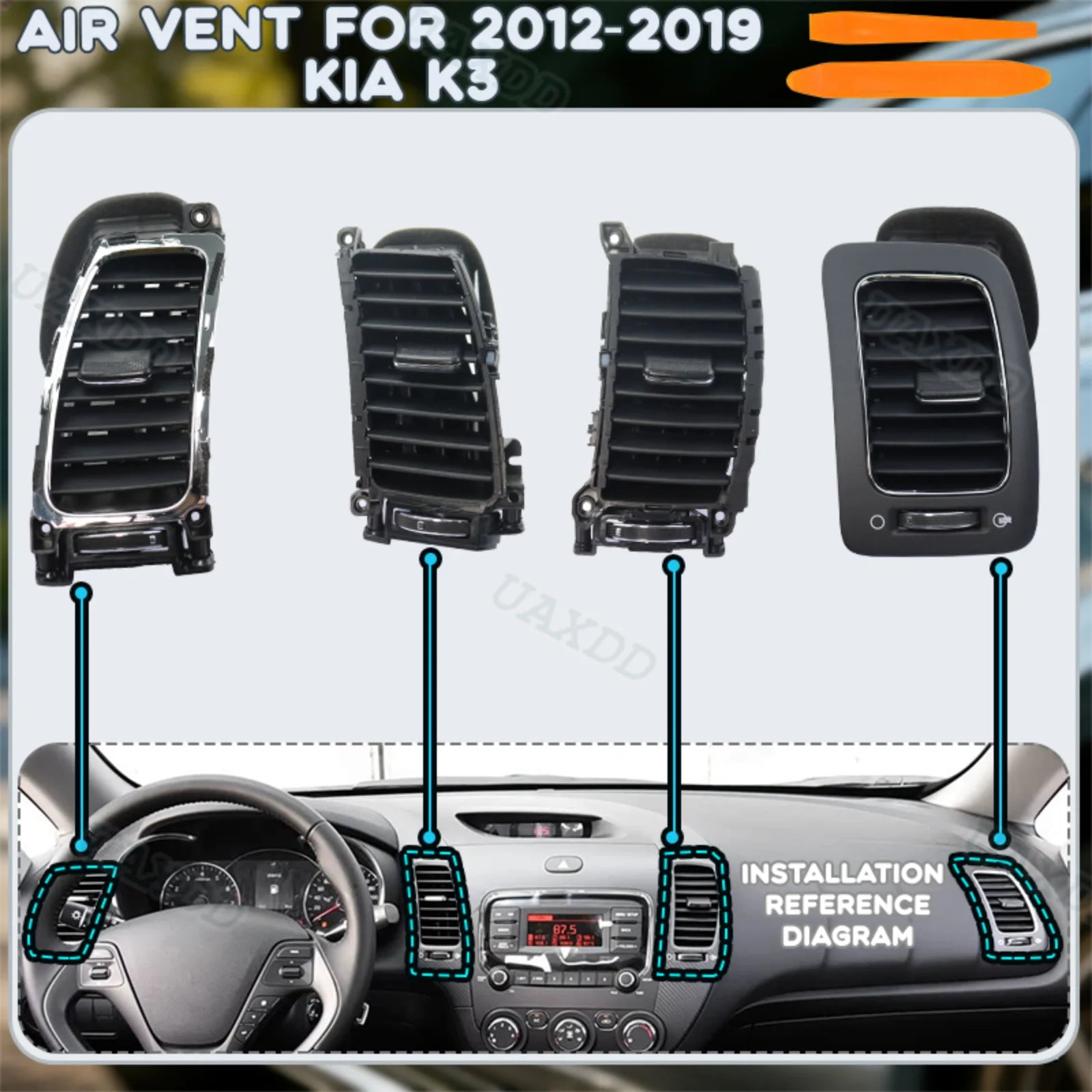 RGB - Ambient Light - for Kia K3 2012-2019 - Car Interior Lighting