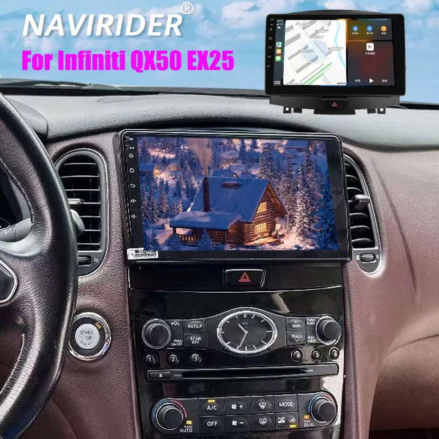 Wireless Carplay For Infiniti QX50 EX25 2010-2016 9inch Android15 Car Radio Stereo Receive | AUTOKITSHOP