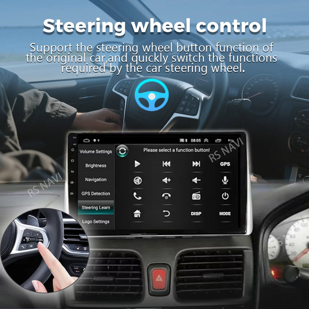 Android 16 For Nissan Sentra 5 B15 1999 - 2006 2K QLED Android Car Radio Multimedia Video