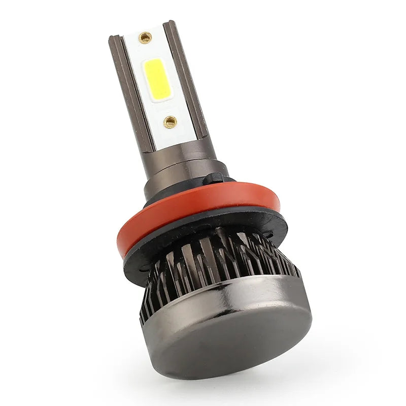 2PCS/pair Mini Lights Auto H7 LED H4 Bulb H3 H8 H9 H11 9005 9006 9012 6000LM Car Headlight H1 6000K Auto Fog Light 12V LED Bulb
