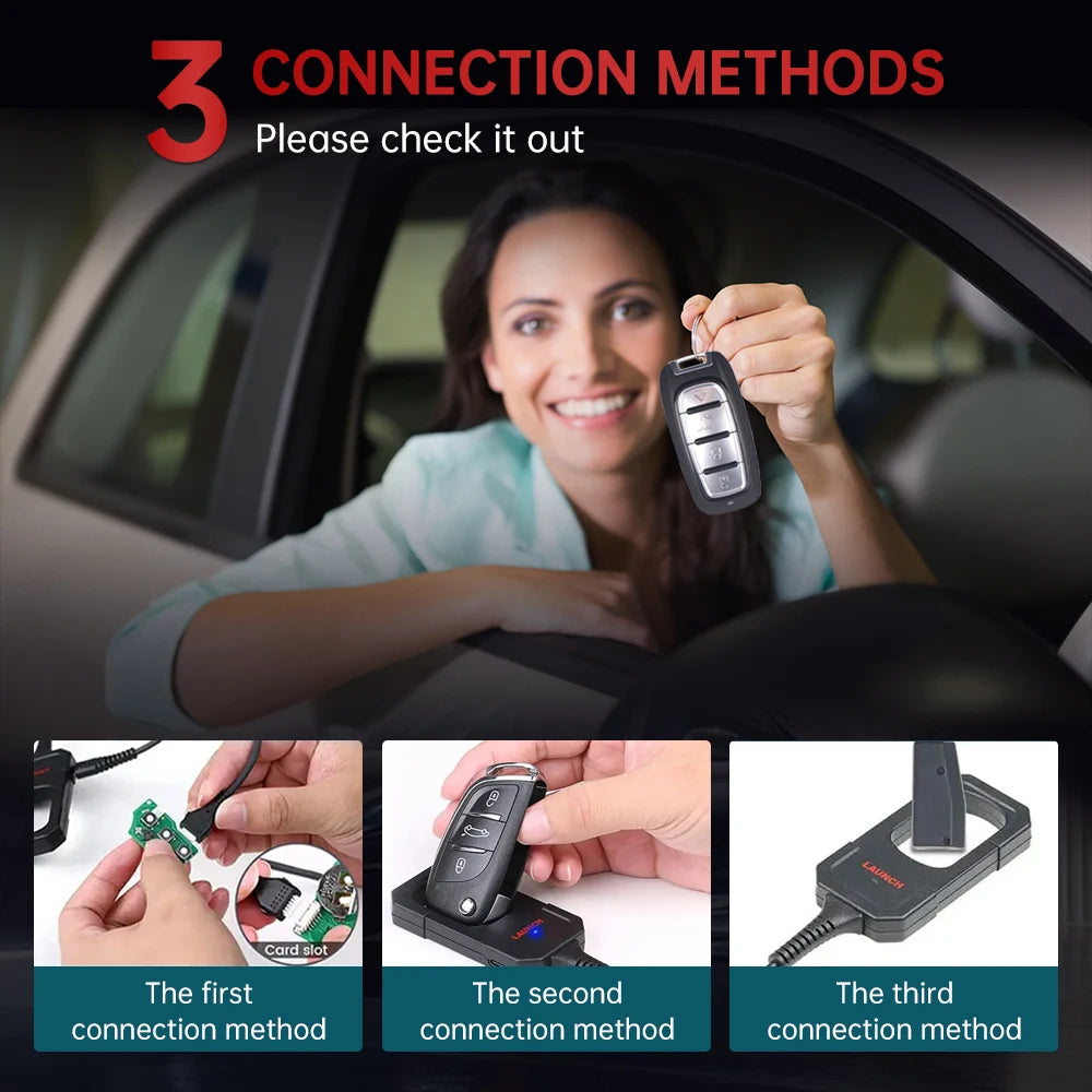 LAUNCH X431 Key Programmer Read Write IMMO Chip Programming Smart Key Anti theft work with