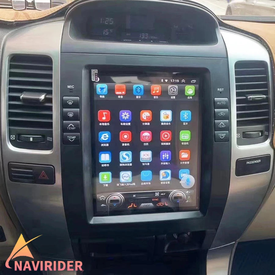 10.4inch Android For Toyota Land Cruiser Prado 120 Lexus GX470 Car Radio Multimedia Player