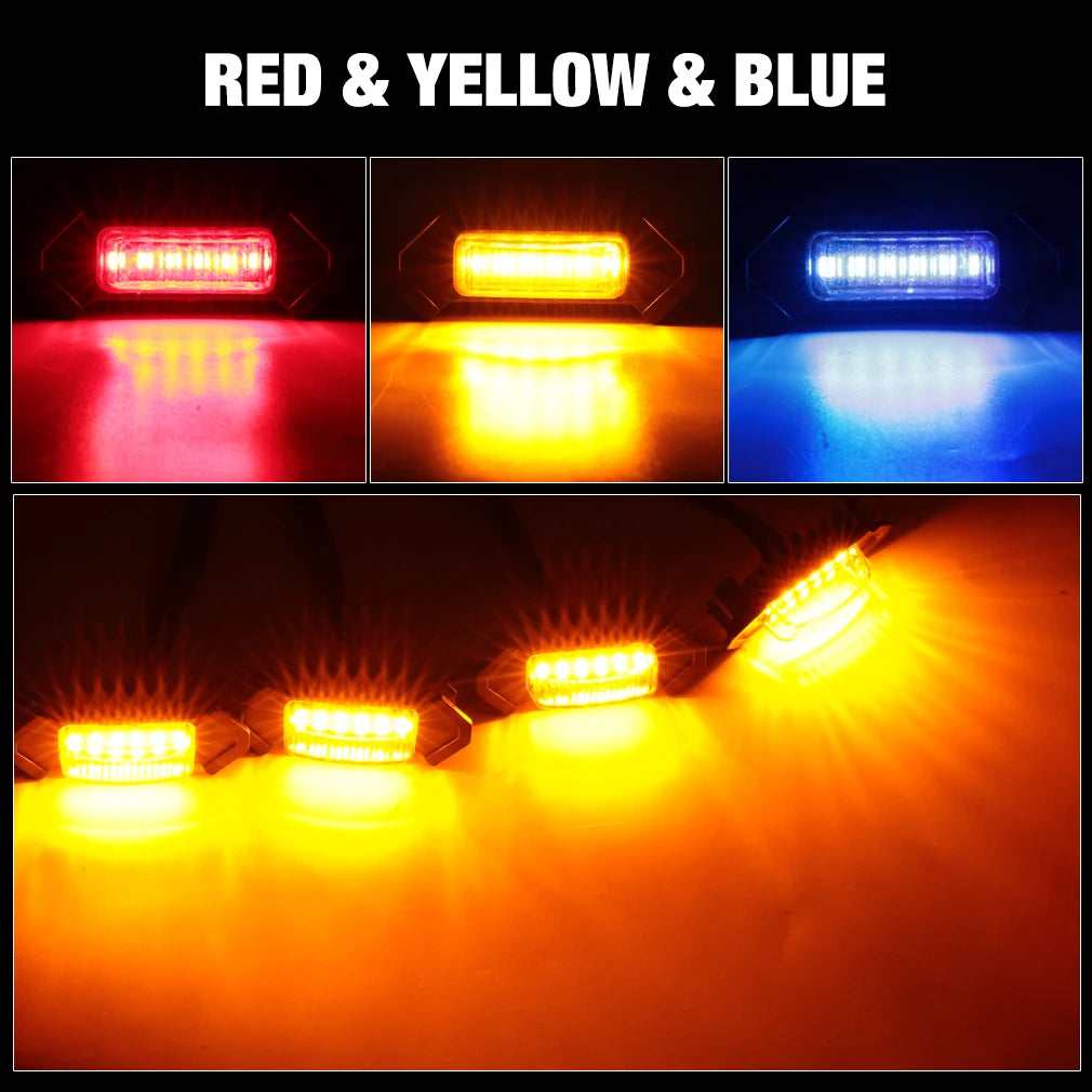 Grille Light LED Grill Mount Assemblies For Car 2016-2020 Toyota Tacoma w/TRD Pro Grill ON