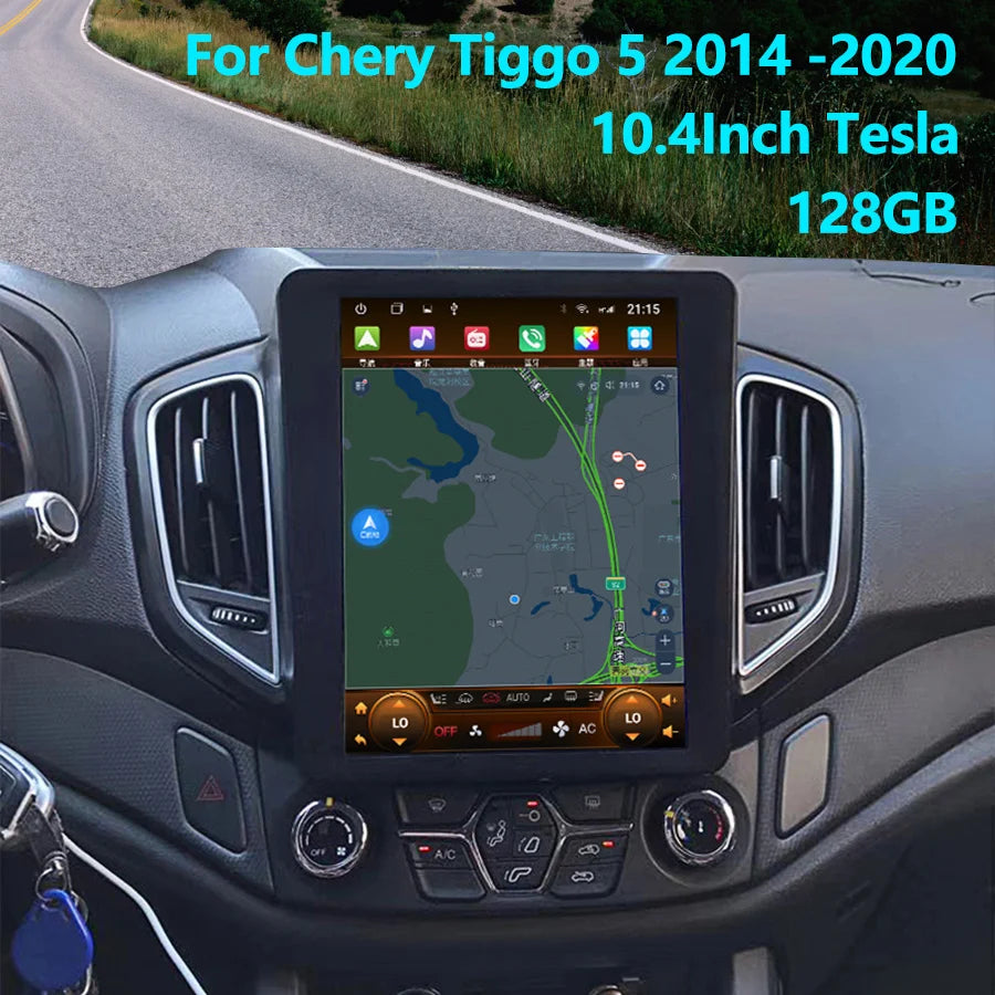 10.4inch Screen For Chery Tiggo 5 2014 - 2020 Car Auto Radio Android 14 GPS Multimedia Nav | AUTOKITSHOP