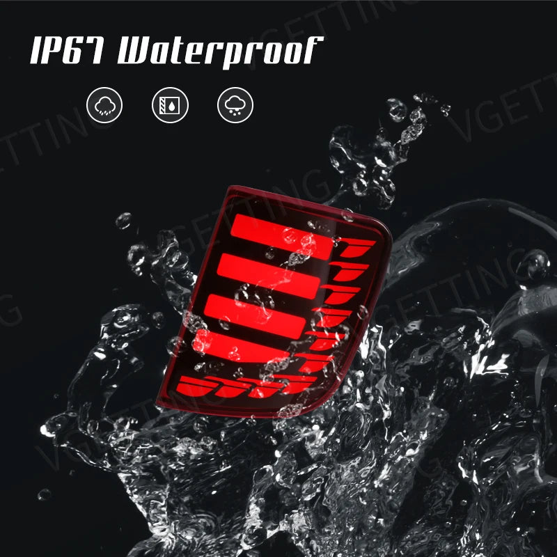 For Toyota Land Cruiser LC200 2008 - 2015 LED Rear Bumper Reflector Warning Brake Light Tu | AUTOKITSHOP