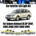 11-Piece LED Interior Light Kit for Subaru Outback BL BP 2004-2008 - Canbus Dome Map Door Trunk Bulbs | AUTOKITSHOP