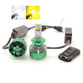 3 Color K14F 150W High Power LED Car Headlight Kit Compatible with H1 H4 H7 H11 HB3 Fog Li