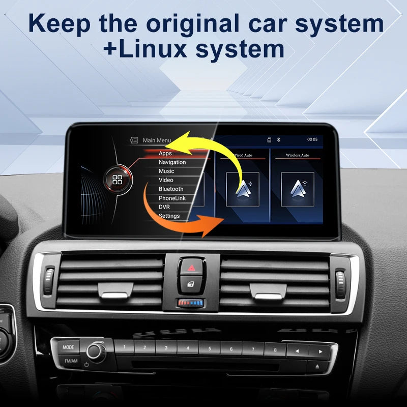 For BMW 1/2 Series 118/120/125i F20 F21 F22 F23 2013-2017 NBT Car Multimedia Player Displa