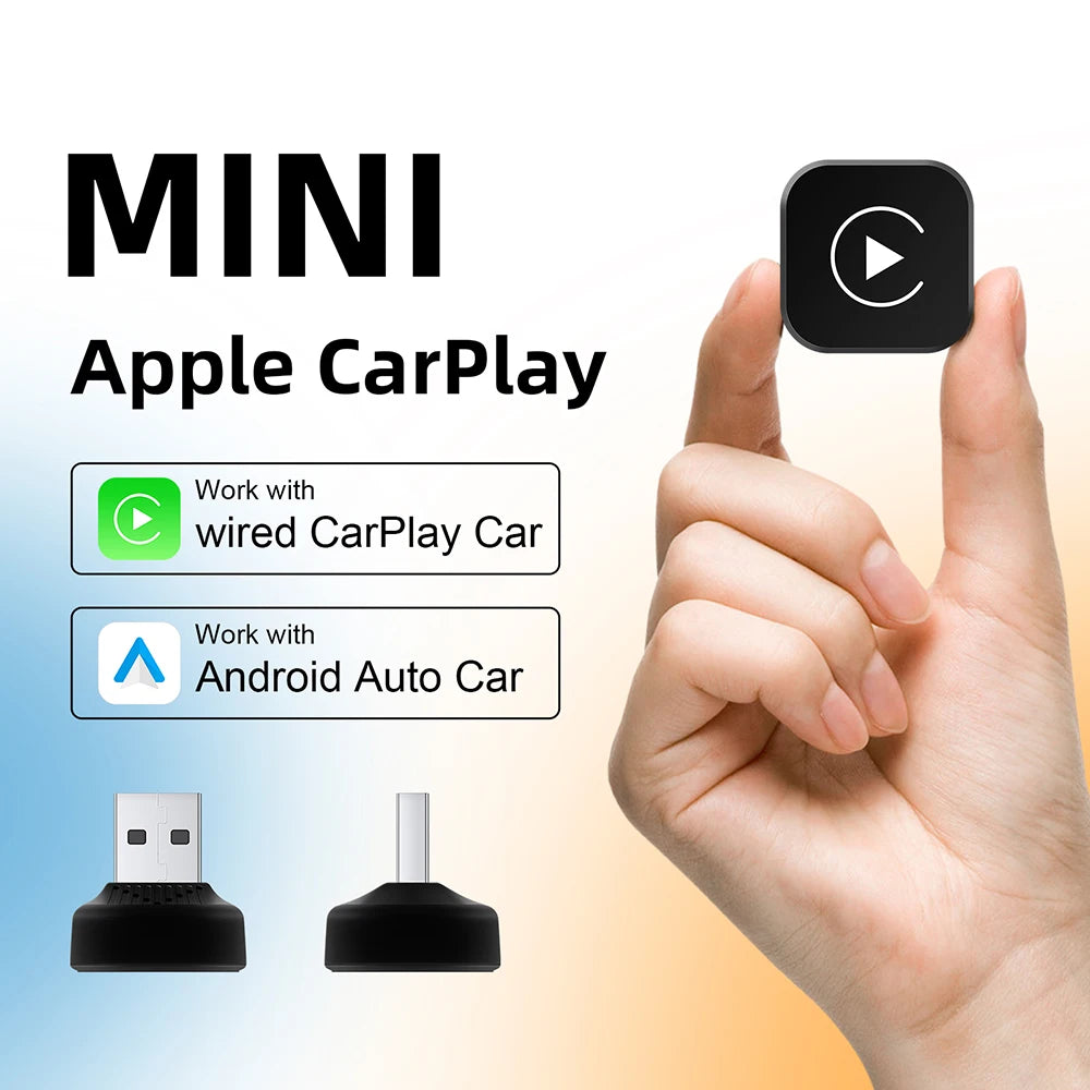 2 in1 Wired to Wireless CarPlay Android Auto Adapter for OEM Car Stereo With USB Dongle Sm | AUTOKITSHOP