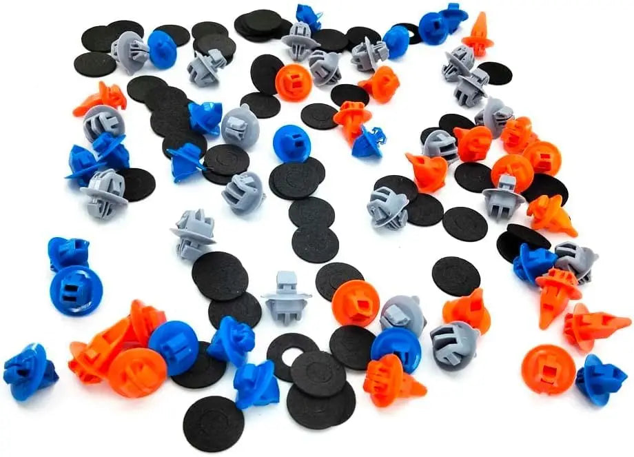 Front Door Trim Body Repair Panel Clip Assortment Kit For Toyota Prado 120