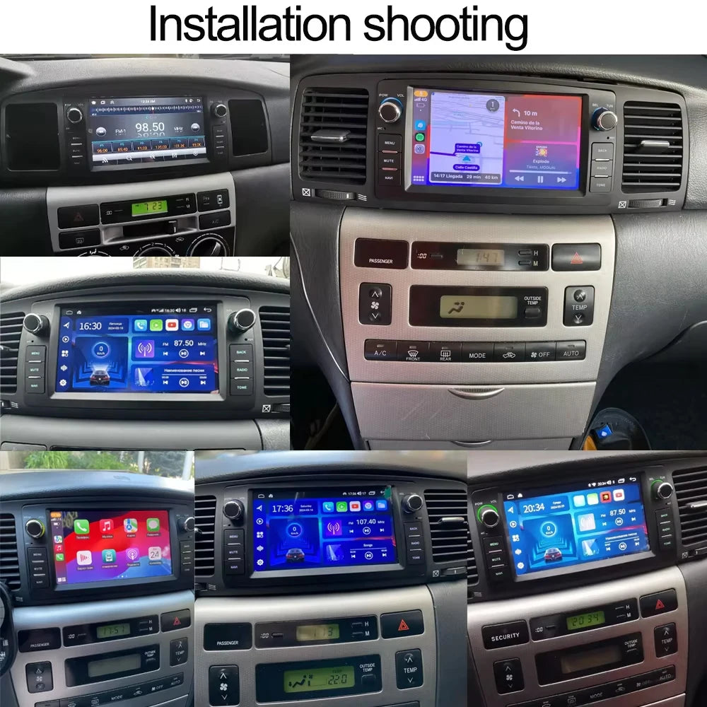 Car Radio Android 16 For Toyota Corolla E120 2003-2006 Byd F3c Carplay Multimedia 7'' Play | AUTOKITSHOP