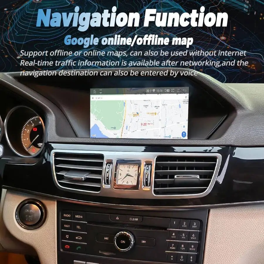 8" Android Multimedia Player For Mercedes Benz E Class W207 W212 E200 E230 E260 E300 S212