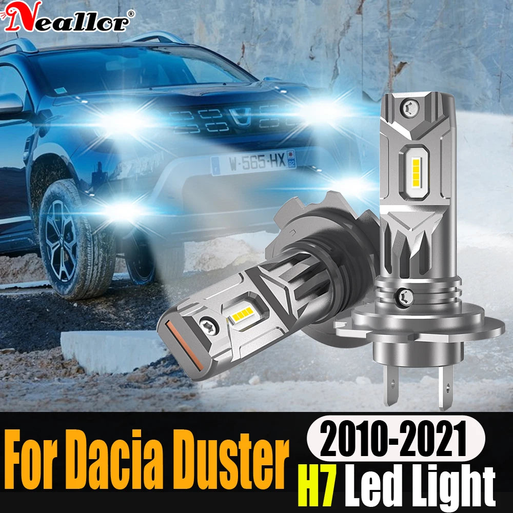 2x H7 Led Canbus No Error Headlight 360 ° Car Bulbs 12v 55w Diode Lamps High Power For Dac