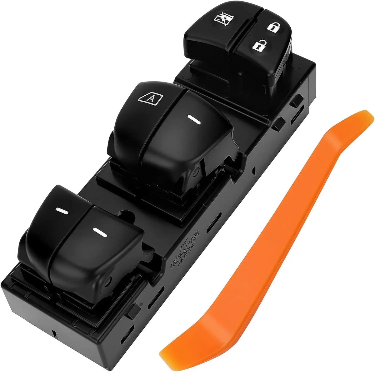 Driver Side Master Power Window Switch With Orange LED Fit Nissan Altima Leaf Juke Frontier Rogu - Automotive LED Light
