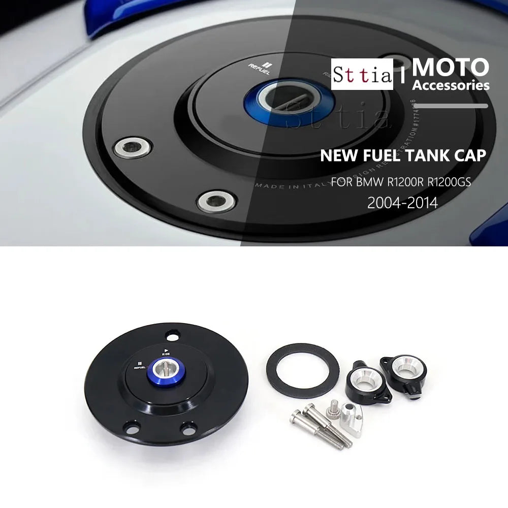 Motorcycle Accessories Oil Tank Cover Gas Fuel Tank Cap New Fit For BMW R1200GS  for BMW R1200 2004-2014 - Automotive LE