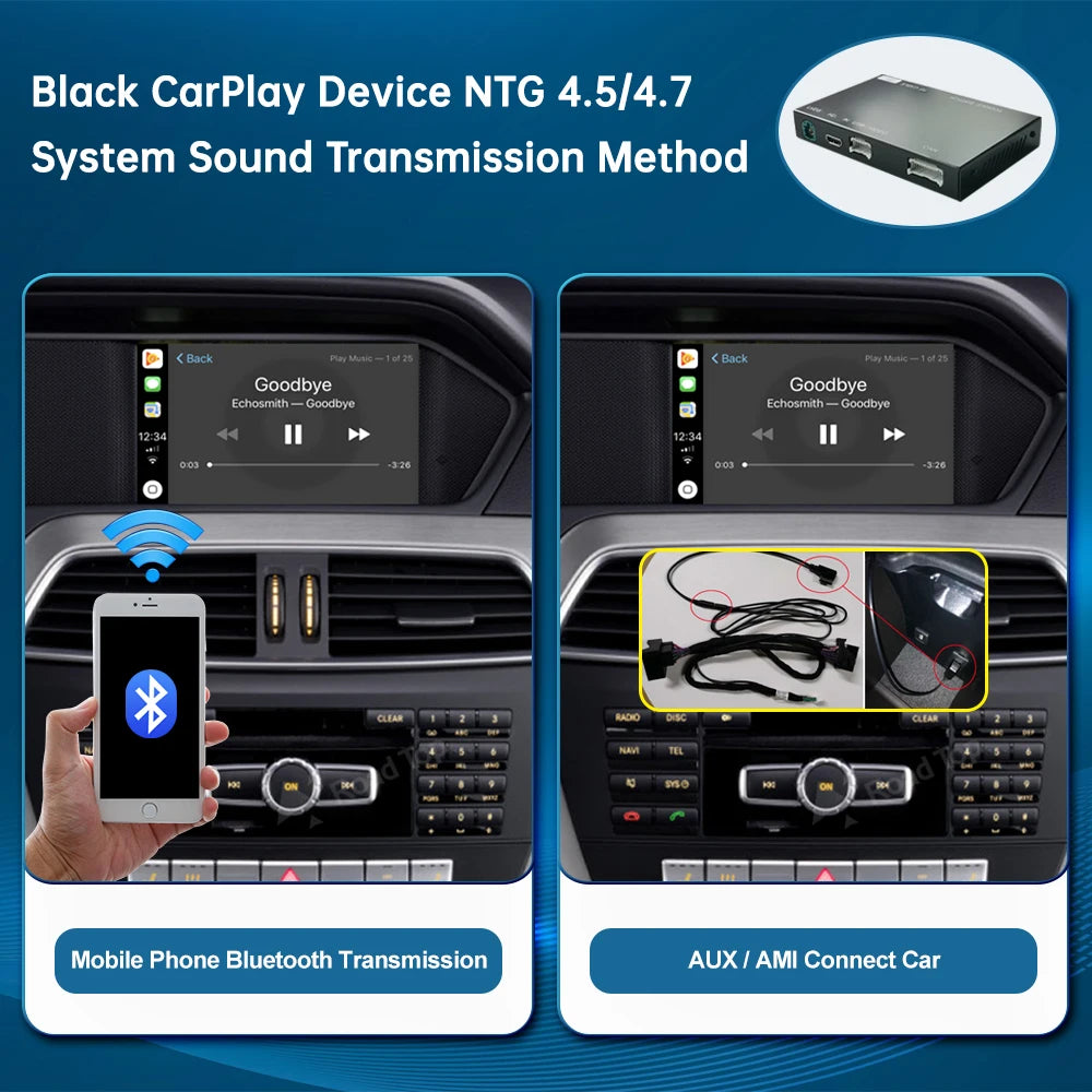 RoadTop Wireless Carplay Module for Mercedes Benz C Class W204 NTG4.5/4.7 2011-2014 with A | AUTOKITSHOP