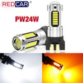 Canbus PW24W PWY24W LED Bulbs 3014 LED 30SMD DRL Fog Lamps For Audi BMW Volkswagen Turn Si