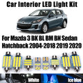 LED Interior Light Kit for Mazda 3 BK BL BM BN Sedan Hatchback 2004-2018 - Canbus Dome Map Door Trunk Bulbs | AUTOKIT...