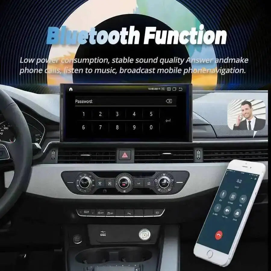 Car Radio For AUDI A5 A4 2017 2018 2019 Multimedia Video Player Android 14 Auto Stereo GPS