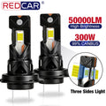 300W H7 LED Headlight Canbus H1 H3 H11 9005 HB3 LED Bulb Wireless With Fan Turbo Driving H