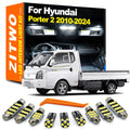ZITWO 8Pcs LED Interior Dome Reading Light License Plate Bulb Kit For Hyundai Po for Hyundai 2010-2018 - Canbus LED Car