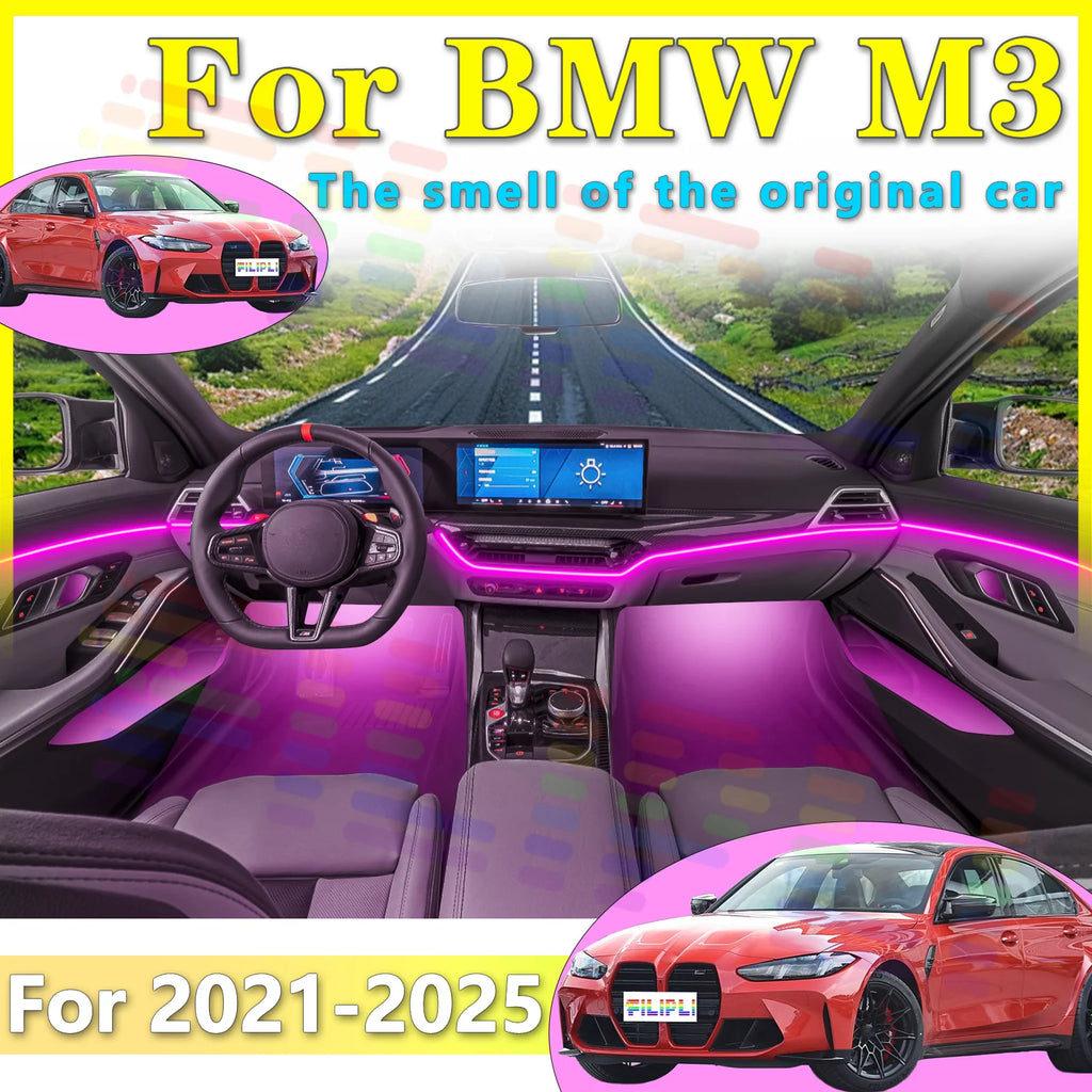 RGB - Ambient Light - for BMW G80 M3 - App Control - Car Interior Lighting | AUTOKITSHOP