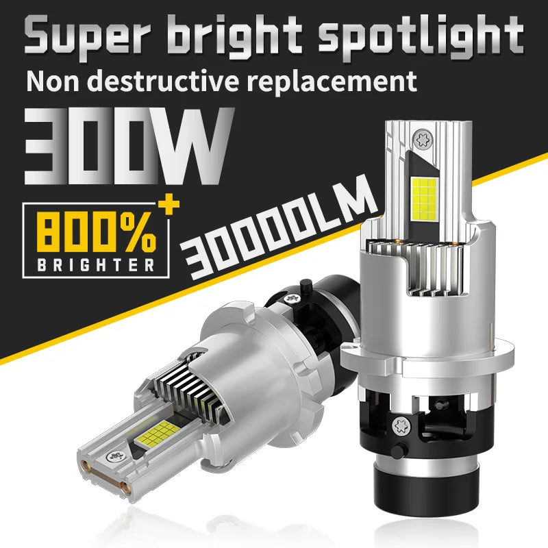 D SERIES D2S/D2R D4S/D4R Direct Plug-in LED Car Headlights LED 6000K Plug and Play High-Po