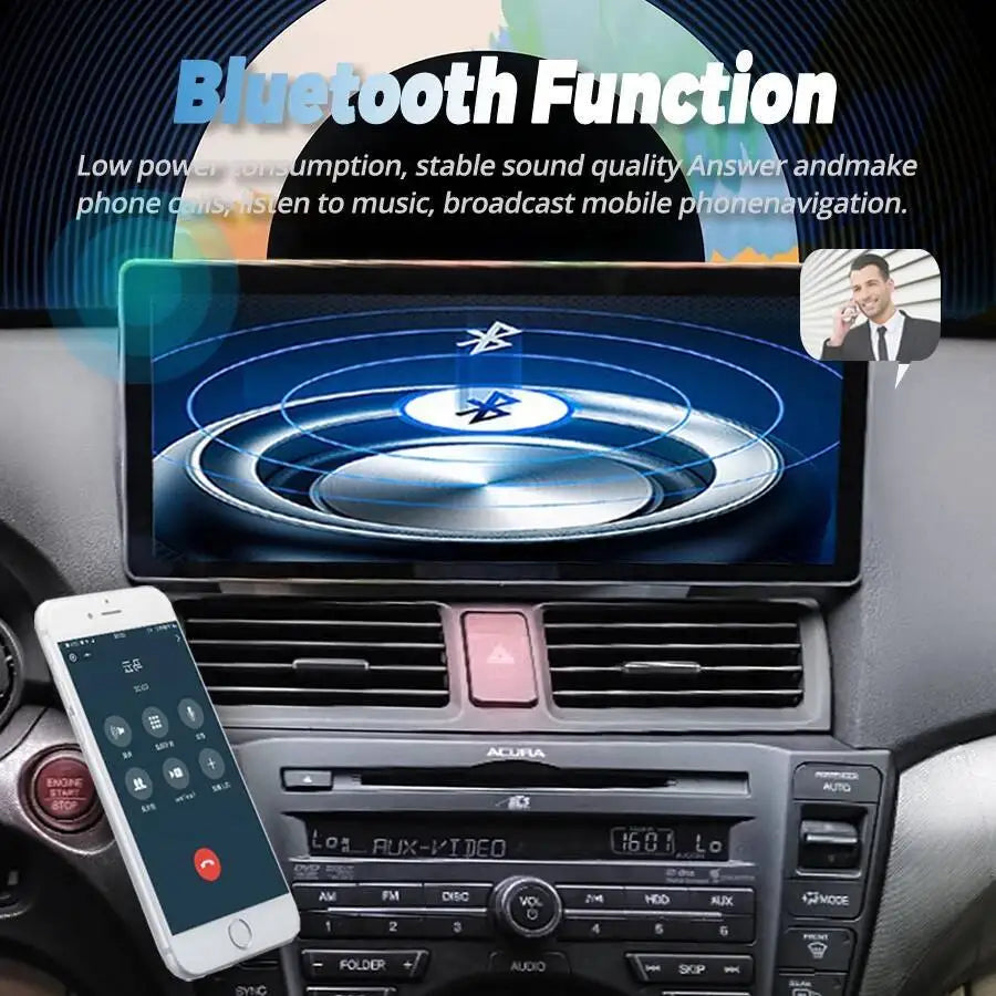 For Acura TL 2008 -2013 Multimedia Video Player Stereo GPS Navigation Head Unit 12.3" Andr | AUTOKITSHOP