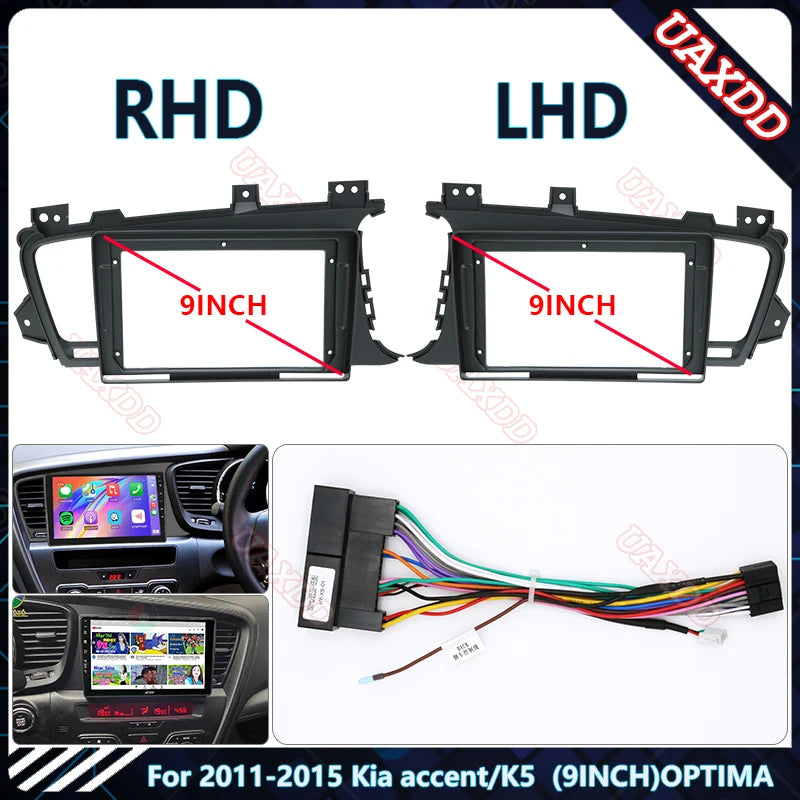 For 2011-2015 Kia Accent K5 9INCH Optima Car Radio Android Stereo Audio Screen Multimedia
