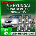 26000LM H7 LED Headlight High Power Turbo Lamp 6000K Car Light For HYUNDAI SONATA VI (YF)