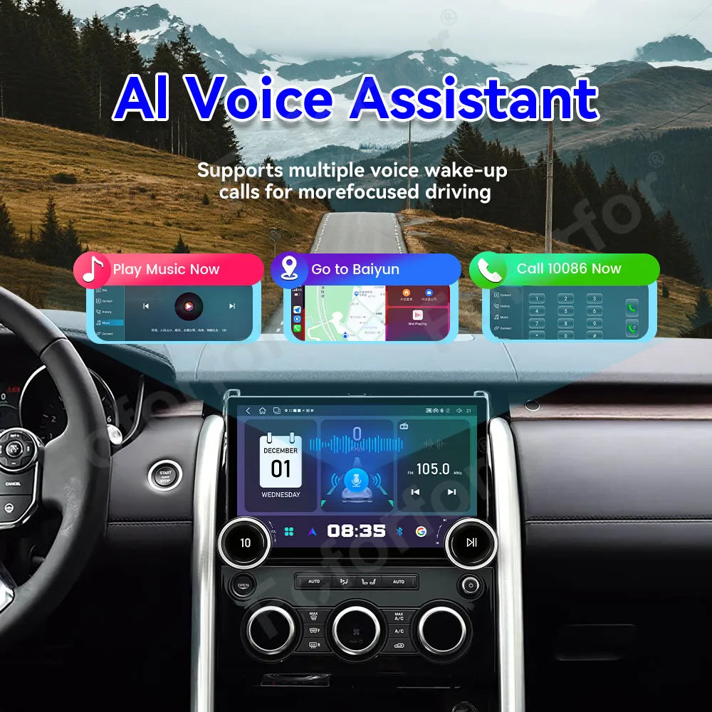 Luxury High End 11.5 Inch Full HD Touch Android 15 Wireless CarPlay GPS GPS Navi Radio For